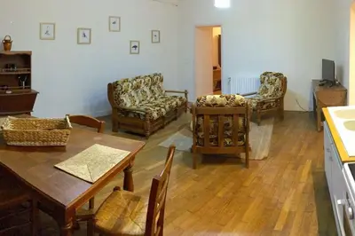 Télévision ou salle de divertissement dans l'établissement Appartement Grand-duc