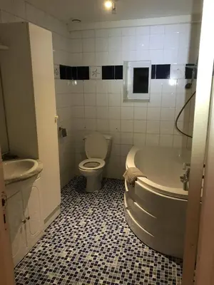 Salle de bains dans l'établissement Le Tâcheron