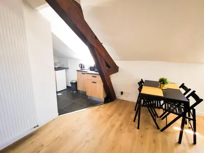 Cuisine ou kitchenette dans l'établissement Appartement Cosy en Hypercentre - Le Petit Jules
