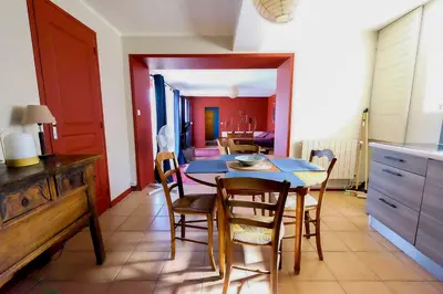 Coin salon dans l'établissement Mazille Les Trois Monts
