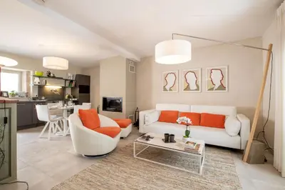 Coin salon dans l'établissement Les Demeures du Tonnelier, Maison Côté Jardin