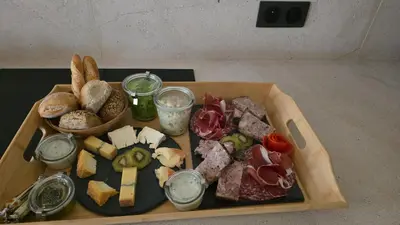 Nourriture dans la maison de vacances ou à proximité