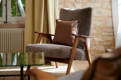 Coin salon dans l'établissement Maison Laroze