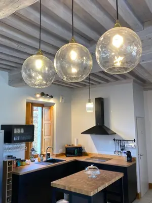 Cuisine ou kitchenette dans l'établissement Mesnil Montrivaut