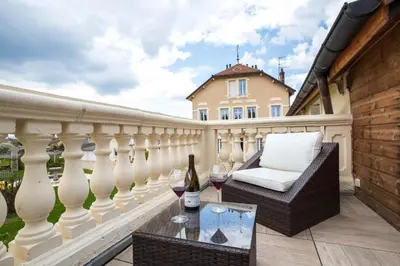 Balcon ou terrasse dans l'établissement 50 Nuances de Bourgogne