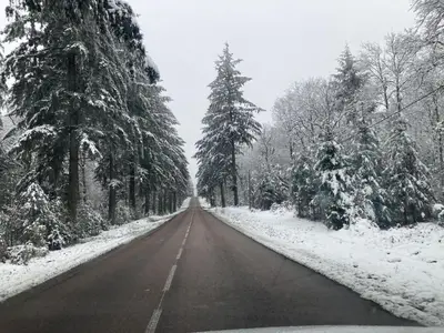 L'établissement Petit Paradis au coeur du Morvan en hiver