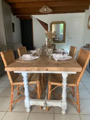 Plan de l'établissement Maison des glycines au bord du Doubs