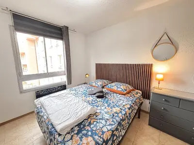 Un ou plusieurs lits dans un hébergement de l'établissement Les Logis de Paray Appartement 201