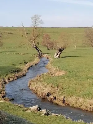 Paysage naturel près de la maison d'hôtes
