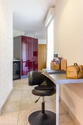 Cuisine ou kitchenette dans l'établissement Résidence Egalité - Montmartre