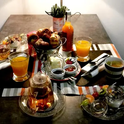 Nourriture dans le B&B/chambre d'hôtes ou à proximité