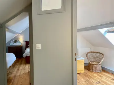 Un ou plusieurs lits dans un hébergement de l'établissement Maison Montcharmont
