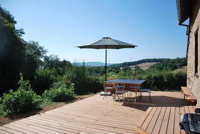 Paysage naturel près de la maison de vacances