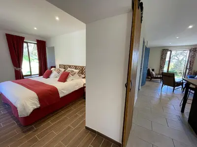 Un ou plusieurs lits dans un hébergement de l'établissement Maison de la Tour