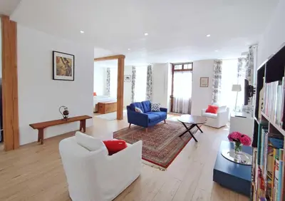 Coin salon dans l'établissement Studio - Pied à Terre Saulieu