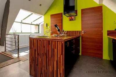 Télévision ou salle de divertissement dans l'établissement Superbe Loft, Chalon sur Saône