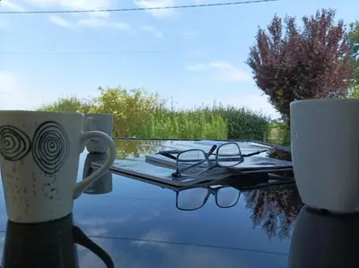 Balcon ou terrasse dans l'établissement Cadol'Ain