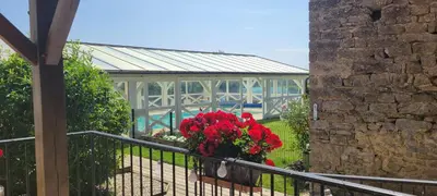 Jardin de l'établissement Bienvenue au Faré Hibiscus