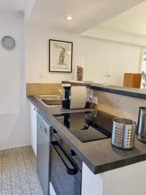 Cuisine ou kitchenette dans l'établissement La Fruitière