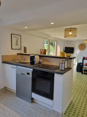 Cuisine ou kitchenette dans l'établissement La Fruitière
