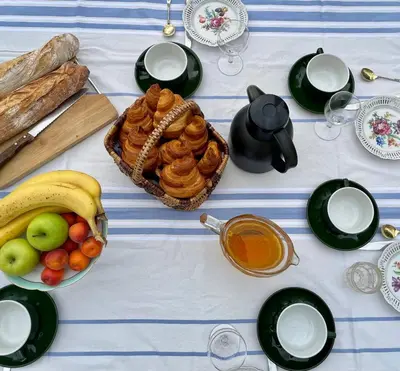 Nourriture dans le B&B/chambre d'hôtes ou à proximité