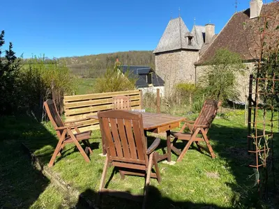 Vue générale sur la montagne ou vue sur la montagne depuis l'appartement