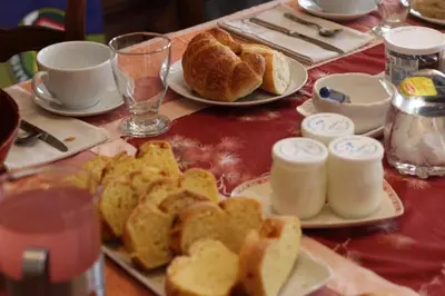 Nourriture dans le B&B/chambre d'hôtes ou à proximité