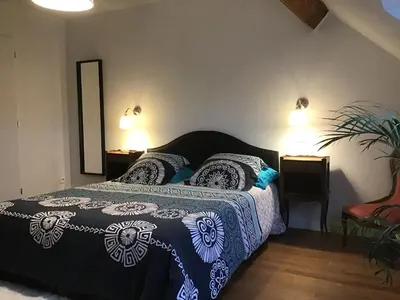 Un ou plusieurs lits dans un hébergement de l'établissement La Maison de Beaume