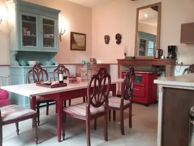 Cuisine ou kitchenette dans l'établissement Château de Prety - Maison d'Hôtes