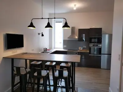 Cuisine ou kitchenette dans l'établissement 10 rue Carnot