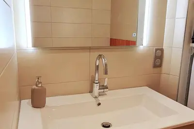 Salle de bains dans l'établissement Le 56 Faubourg - Proche centre - Parking gratuit