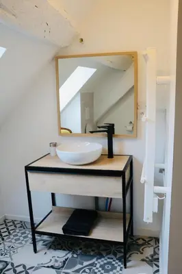Salle de bains dans l'établissement Maison Céleste