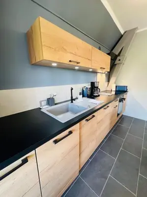 Cuisine ou kitchenette dans l'établissement Le Dolce 65m2 Centre de Dijon 4 personnes