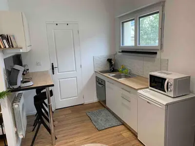 Cuisine ou kitchenette dans l'établissement My Little Home