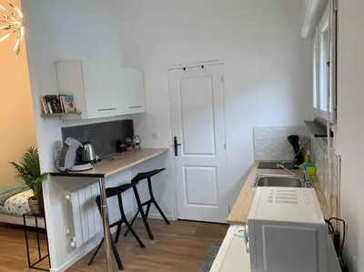 Cuisine ou kitchenette dans l'établissement My Little Home