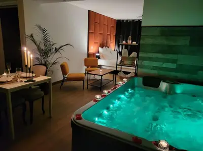 Plan de l'établissement Cosy Corner - Appartement spa - Jacuzzi
