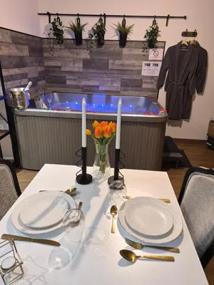 Plan de l'établissement Cosy Corner - Appartement spa - Jacuzzi
