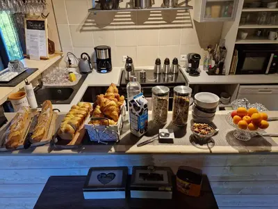 Nourriture dans le B&B/chambre d'hôtes ou à proximité