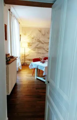 Un ou plusieurs lits dans un hébergement de l'établissement Le clos du marronnier