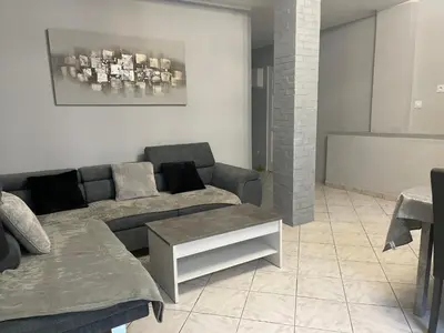 Coin salon dans l'établissement Appartement hyper centre