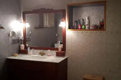 Salle de bains dans l'établissement Grande Maison de charme