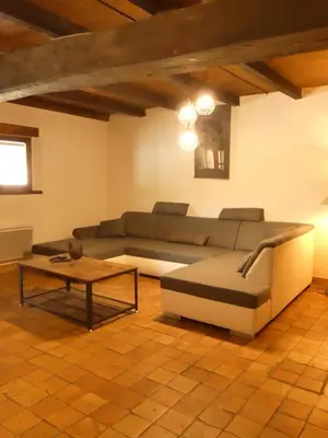 Coin salon dans l'établissement Domaine du Venet
