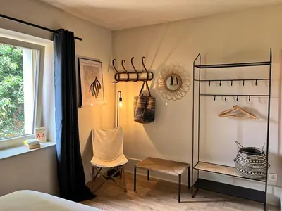 Un ou plusieurs lits dans un hébergement de l'établissement La maison de Léon & lulu