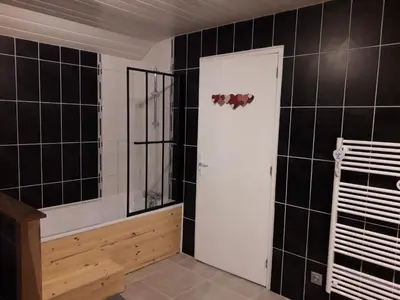 Salle de bains dans l'établissement La Belle Noue