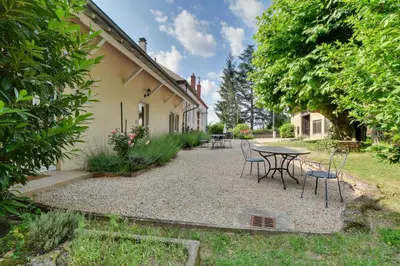 Jardin de l'établissement Loisy - Lovely Holiday House with Swimming Pool