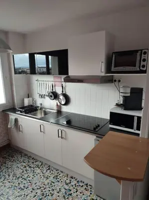 Cuisine ou kitchenette dans l'établissement Idéalement situé pour tous Dijon