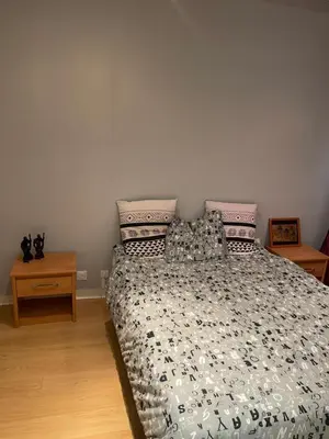 Un ou plusieurs lits dans un hébergement de l'établissement Appartement à 2 pas de la gare