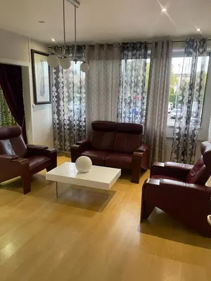 Coin salon dans l'établissement Appartement à 2 pas de la gare