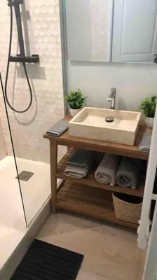 Salle de bains dans l'établissement LE BERLIER 60m2 + COUR PRIVÉE - CENTRE HISTORIQUE