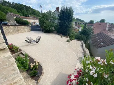 Paysage naturel près de la maison de vacances
